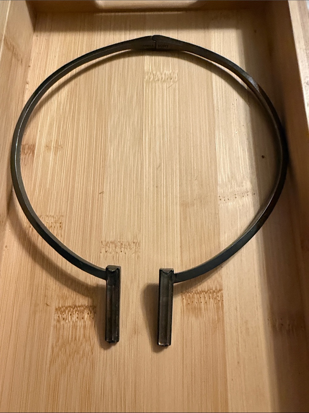 Kendra Scott Black Open Collar Necklace